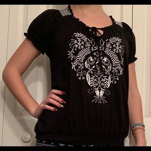 Black blouse from Style & Co